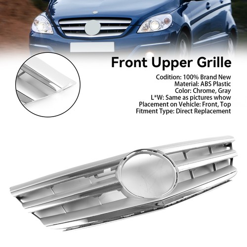 Front Bumper Grille Grill A1698801783 Fit Mercedes-Benz B Class W245 2009-2011 ` - Picture 2 of 15