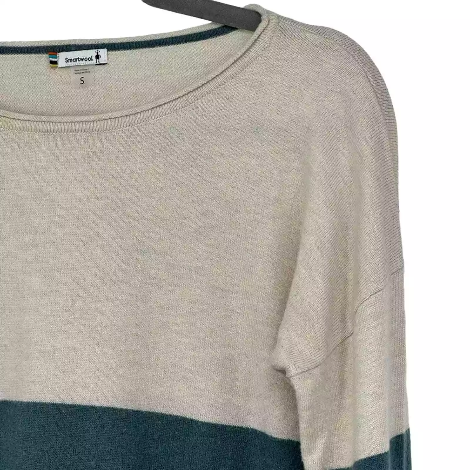 smartwool nylon/merino wool/acrylic shadow pine crew sweater
