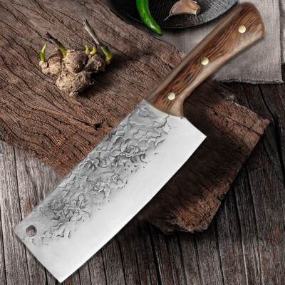 Handmade Forged Cleaver Serbian Chef Kitchen Knife Full Tang Butcher Meat Knife
