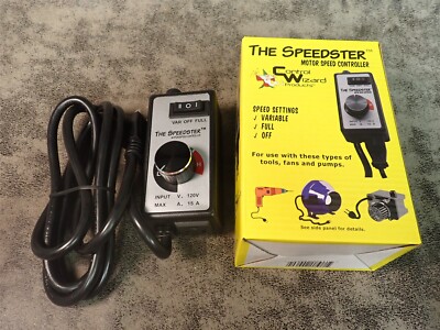 NEW Control Wizard The Speedster 120 Volt 15 AMP Motor Speed Controller (S27/Z6)