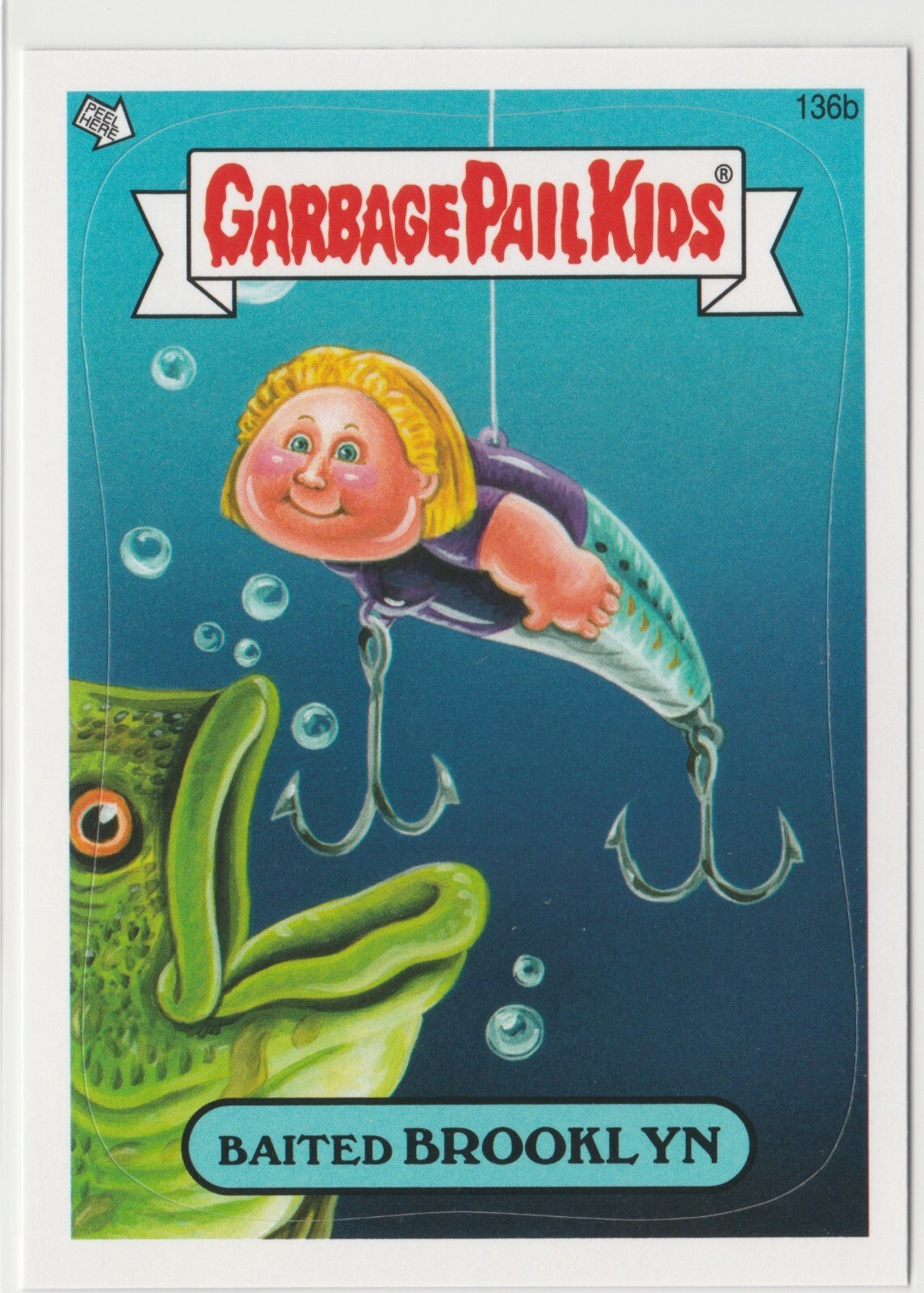 2013 GPK Series 3 Baited Brooklyn #136b Garbage Pail Kids BNS3 Brand New