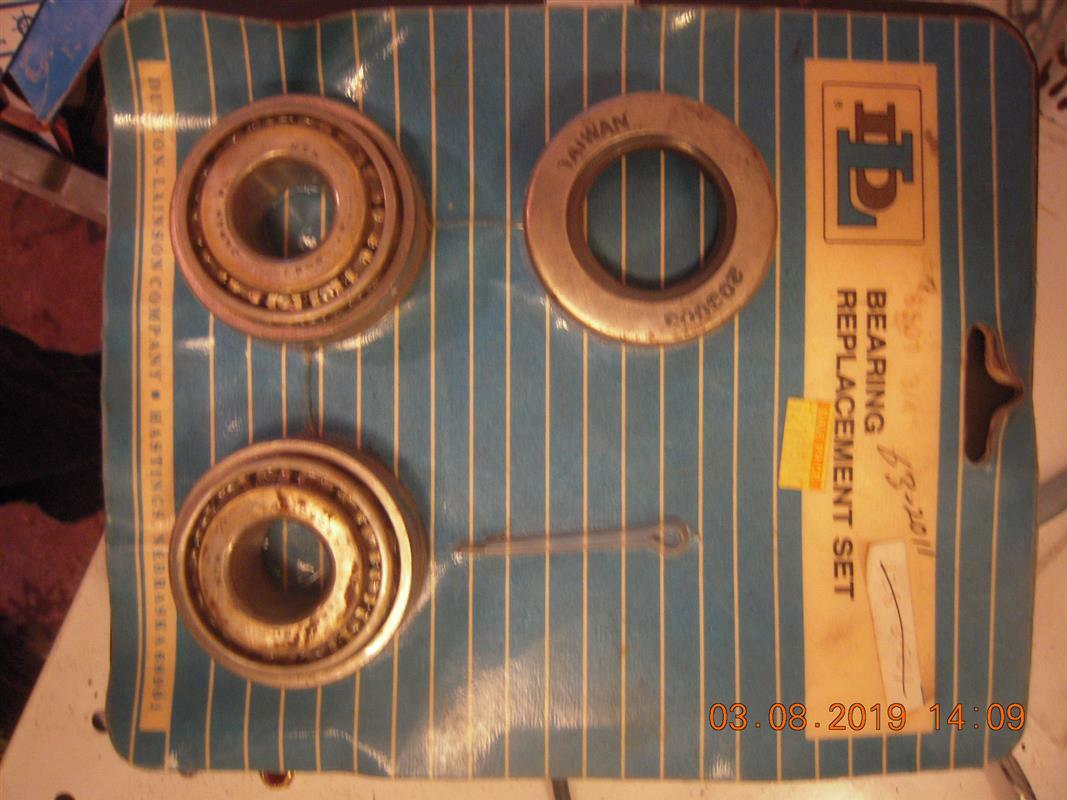 6501 Trailer Wheel Bearing Replacement Set, LD 3/4 Spindle, Outer Hub 1