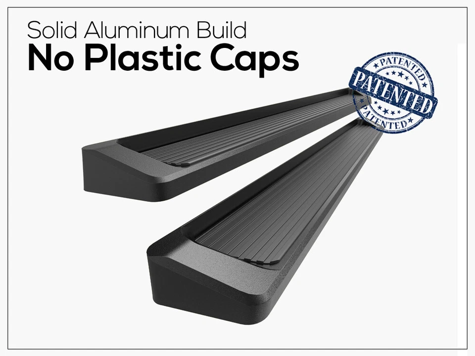 Running Board Side Bar 6in Aluminum Black Fit Nissan Xterra 05-15 - Изображение 4 из 4