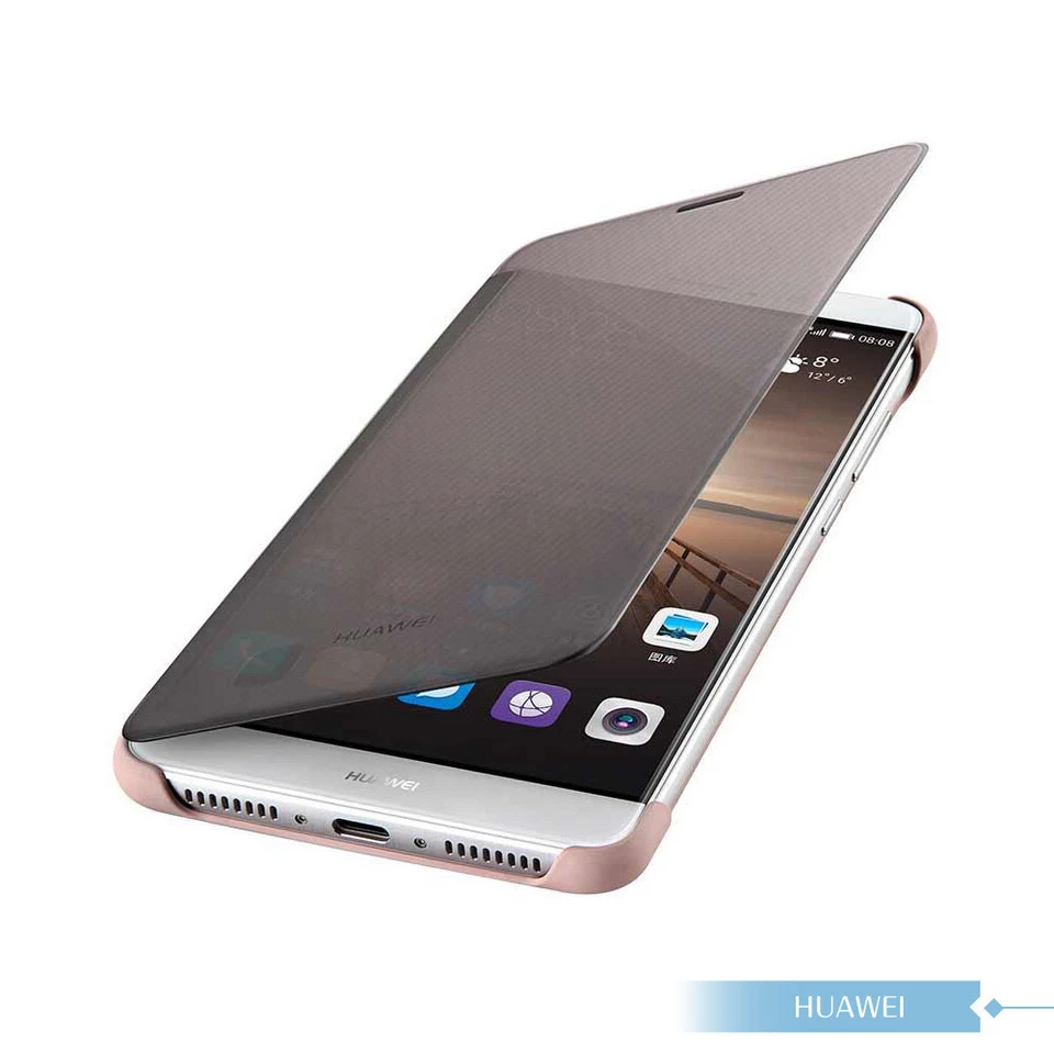 Funda Original Huawei Oficial Mate 9 Smart View Abatible - Rosa Foto 4 de 4