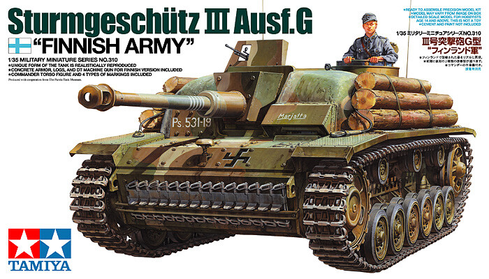 Tamiya 35310 1/35 Model Assault Gun Kit Finnish Army StuG