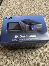 Dash Camera 4K Front and Rear Dash Cam Built-In WiFi  GPS Parking Mode
