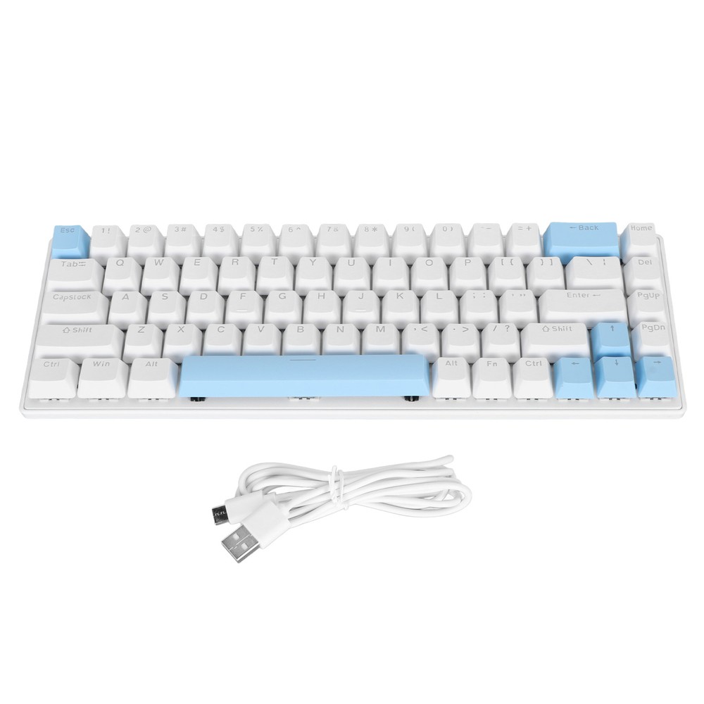 68-Key Compact RGB Mechanical Wired Keyboard with Backlit Design - BEA