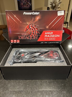 PowerColor Red Dragon AMD Radeon RX 6800 OC 16GB GDDR6 Graphics Card