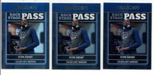 LOT OF (3) KEVIN DURANT 2017/18 PANINI HOOPS #2 BACK STAGE PASS HOLO FC7760