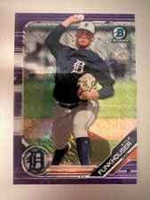 2019 Bowman Chrome Kyle Funkhouser Rookie Purple Shimmer Refractor #BCP-189