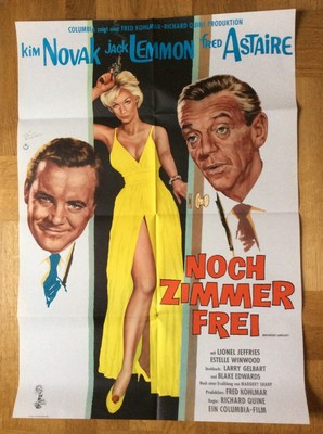 Noch Zimmer frei (Plakat '62) - Kim Novak / Jack Lemmon / Fred Astaire / sexy