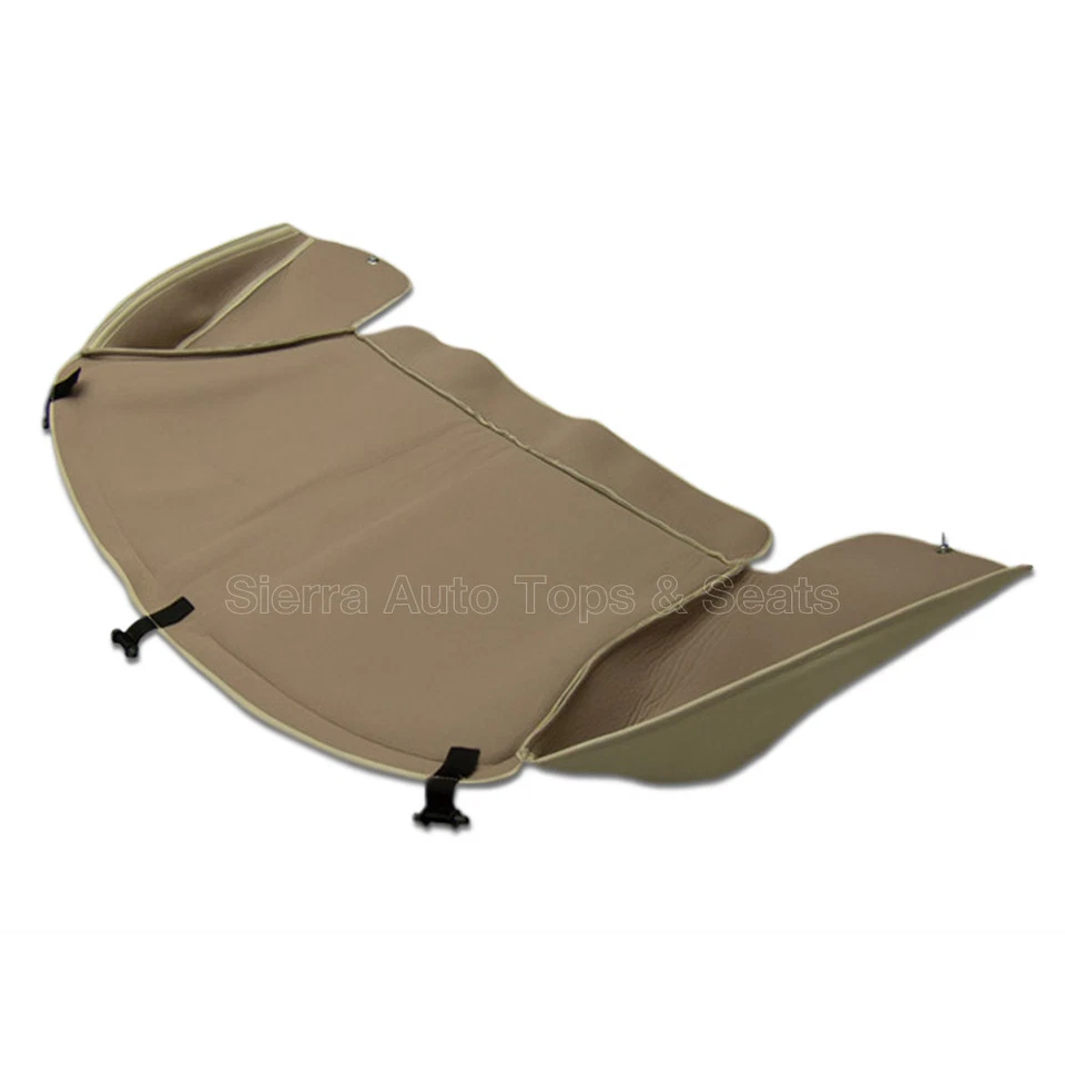 Cubierta de bota Jaguar XK8 97-06, vinilo Everflex marfil Foto 2 de 4