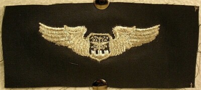 US Air Force Basic Navigator Wings Flight Suit Green Badge Insignia Patch 
