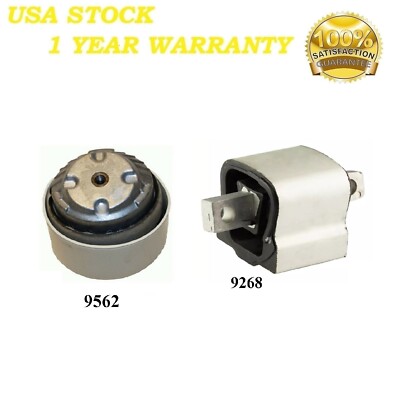 2 PCS FRONT MOTOR & TRANS MOUNT FIT 2001-2002 MERCEDES-BENZ CL600 5.8L - AUTO