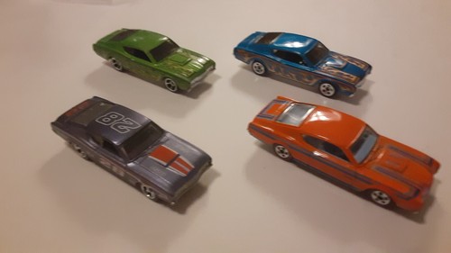 Hot Wheels ‘69 Mercury Cyclone 1:64 SCALE MIXED LOT OF 4