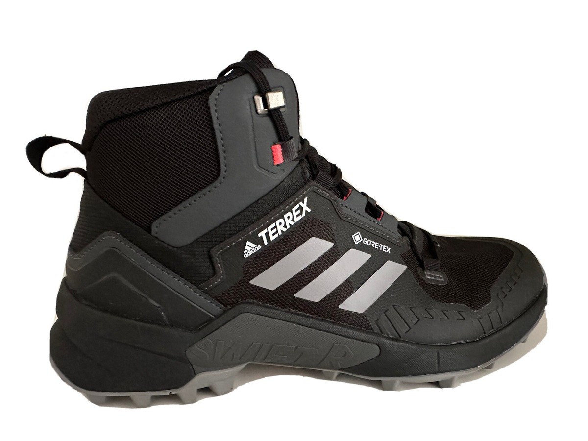 Adidas Terrex Swift R3 Mid GORE-TEX GTX Hiking Black Grey Boot