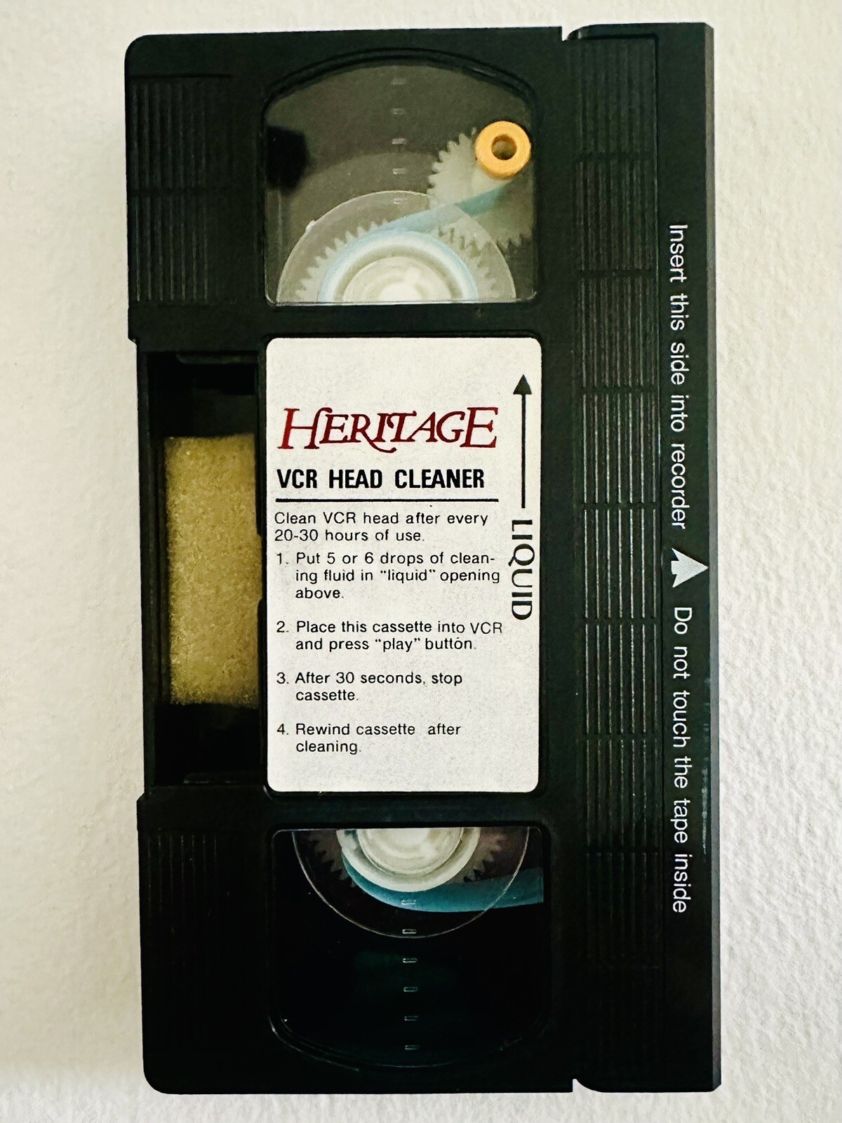 Heritage VCR Head Cleaner eBay