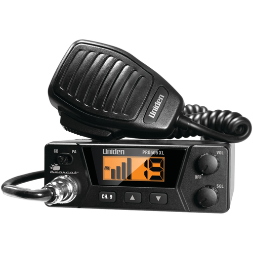 Uniden PRO505XL Pro Series Bearcat 40-Channel Compact CB Radio, PRO505XL - Zdjęcie 11 z 11