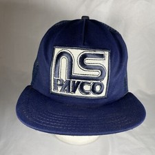 Vintage Mesh Back Trucker Hat Snapback 80’s 90’s Patch Cap Pavco - Made In USA