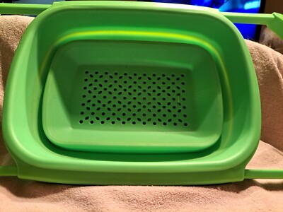 SD Selects Collapsible colander, Over The Sink Fruit/Vegetable Colander Strainer