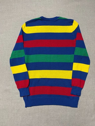 Mickey Mouse Sweater Kids XL Stripped Disney 100th Anniversary Knit - Picture 2 of 10