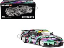NISSAN SKYLINE GT-R R33 RHD HKS V1 KAIDO HOUSE 1/64 DIECAST BY MINI GT KHMG129