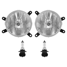 Pair Clear Fog Lights For Ford Mustang GT 2005-2009 W/Bulbs Driver & Passenger
