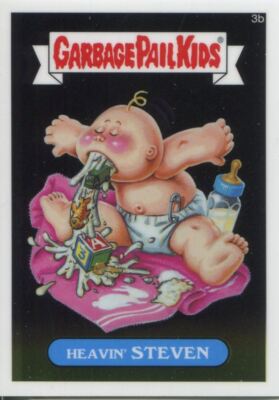 Garbage Pail Kids Heavin' Steven 限定カード Garbage Pail Kids Chrome Series 1 Base Card 3b Heavin