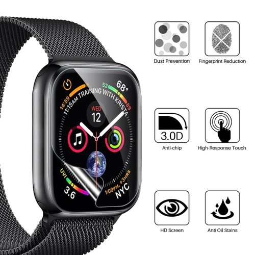 Smartwatch Ochrona Flim Proof do Apple-Watch7 41/45mm Full Curved - Zdjęcie 6 z 9