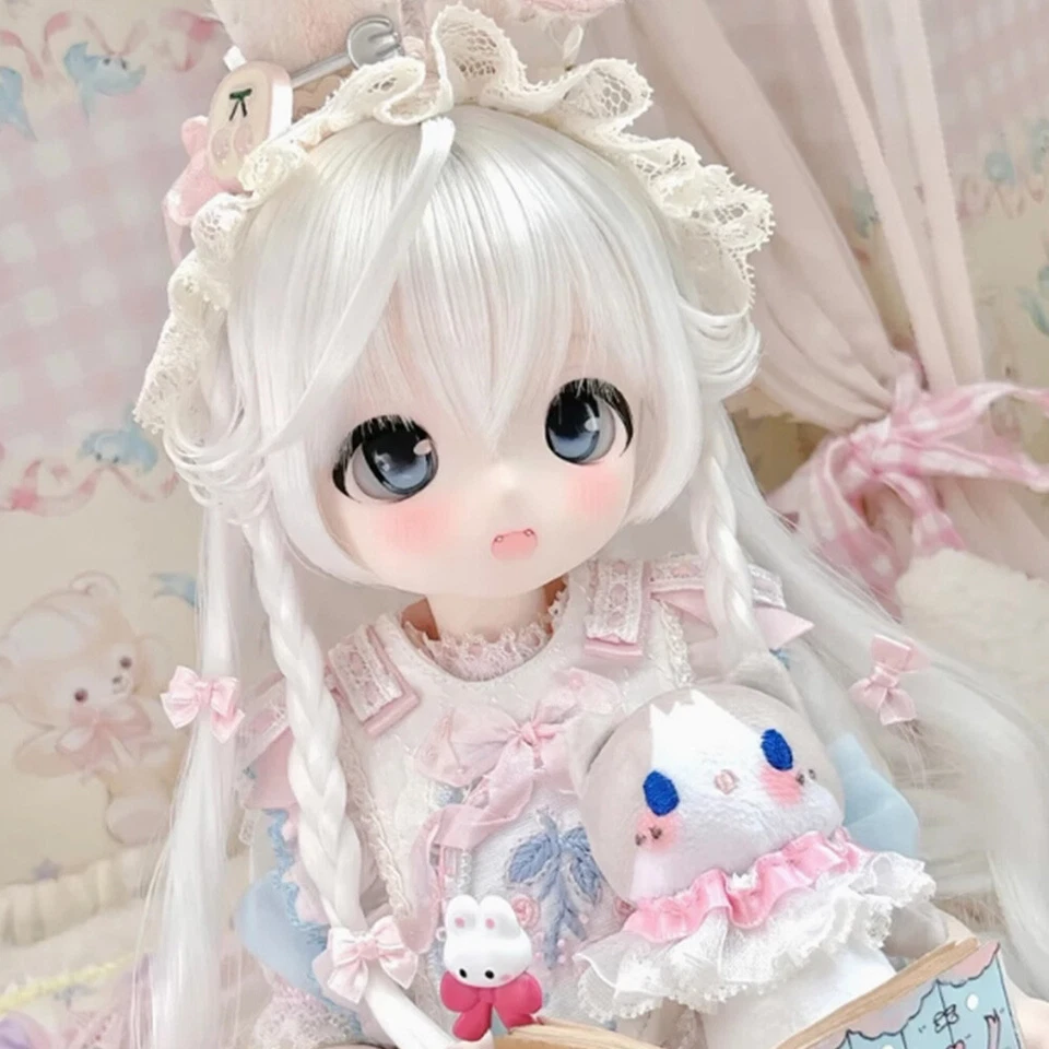 Boneca 1/6 BJD SD resina articulação rosto maquiagem olhos menina muito feliz boneca nua presentes - Imagem 2 de 4