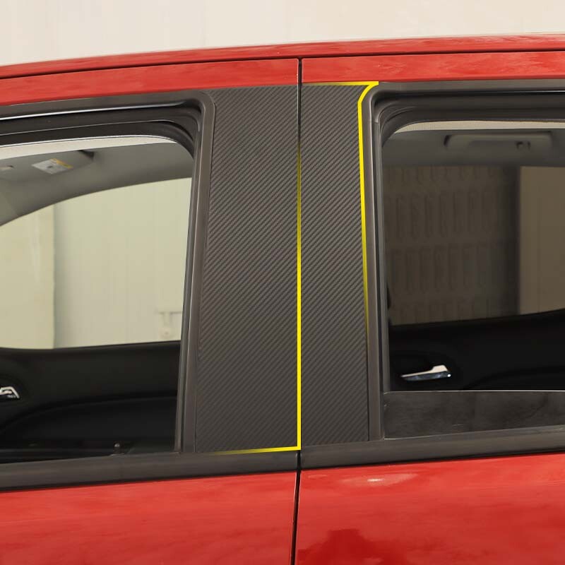 Car Window B Pillar Posts Trim Sticker Decal for Chevy Colorado/GMC CANYON 2015+