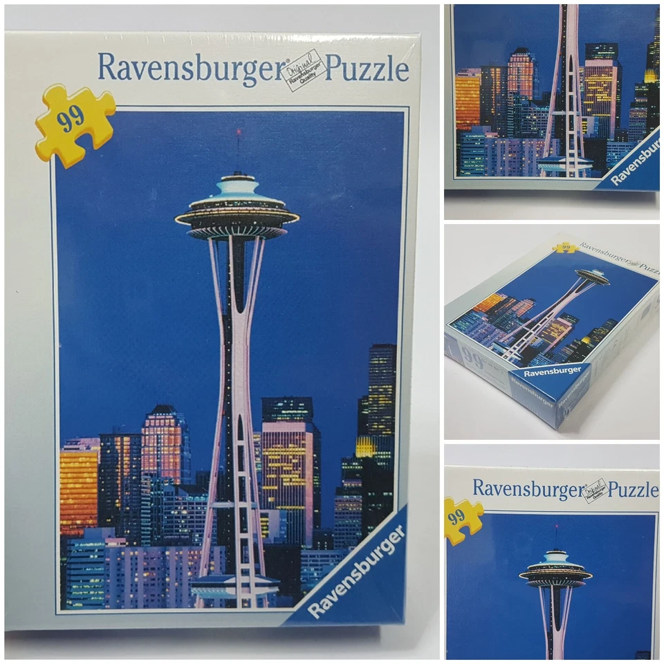2 Puzzles 99P Ravensburger Jigsaw 'BURJ AL ARAB' and 'SPACE NEEDLE' Kids 3-6 NEW - Image 4 of 4