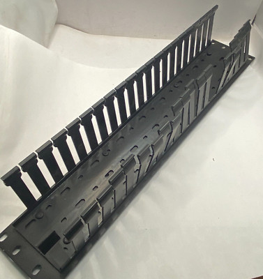 Ortronics 808044549 - Closed Cover Finger Duct/Wireway Cable Management Panel 