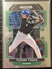 2022 Panini Prizm Draft Picks Tucker Toman #PDP77 Toronto Blue Jays