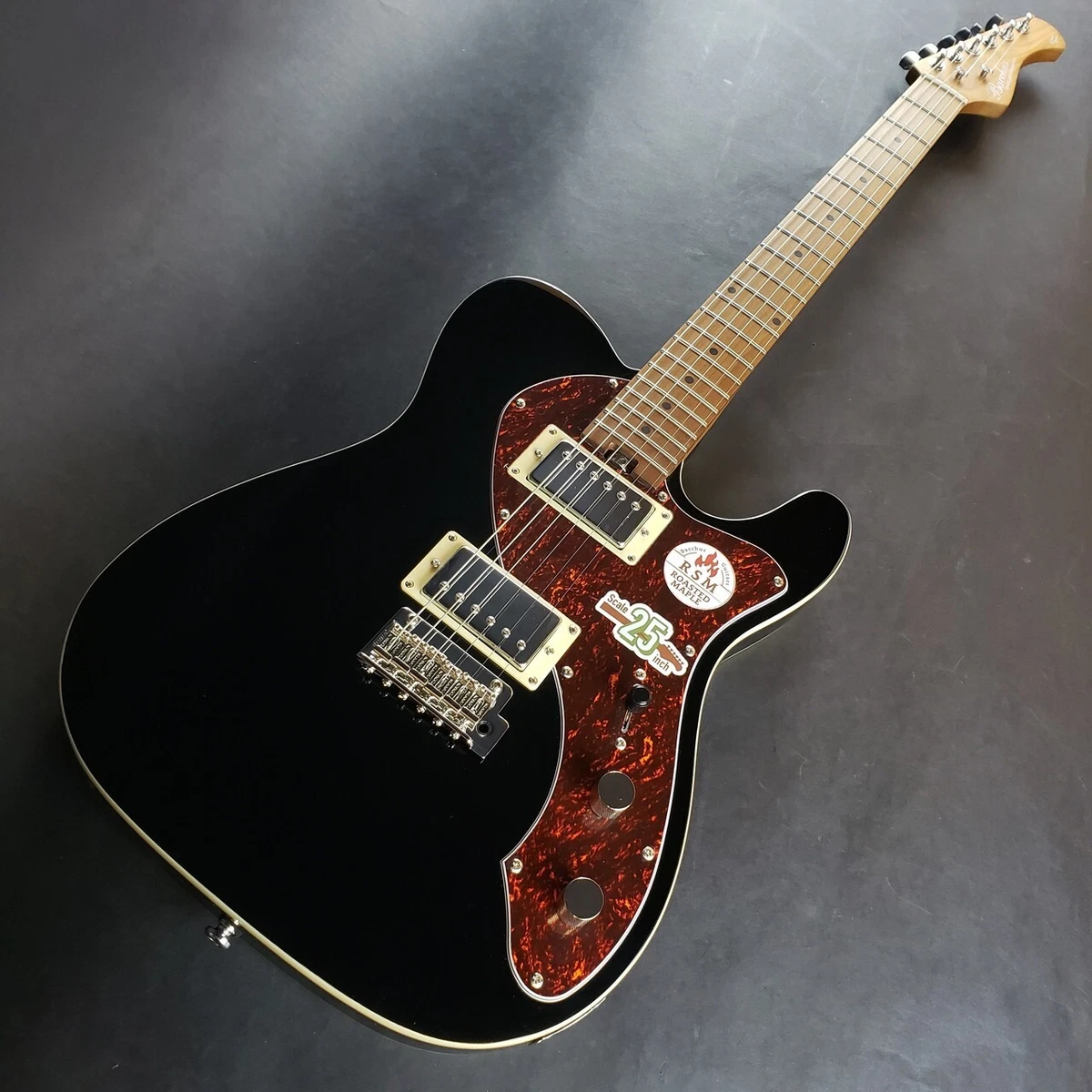 Bacchus TACTICS-CTM25 RSM/M Black Telecaster Type Electric Guitar