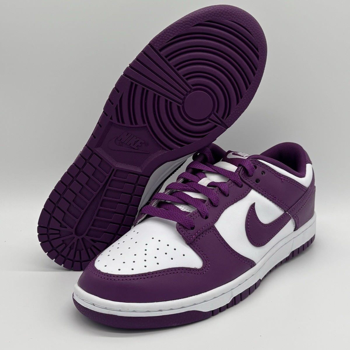 Nike Dunk Low White Viotech Purple White Sneakers DV0833-107 Mens