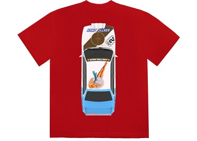Travis Scott JACKBOYS Vehicle Tee II Red (TSJB-SS41) Men's Size S