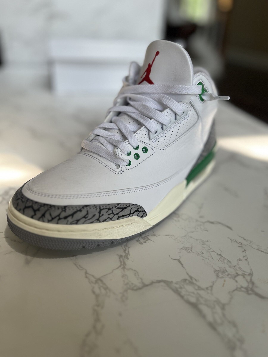 Size 10 - Jordan 3 Retro Mid Lucky Green W | eBay