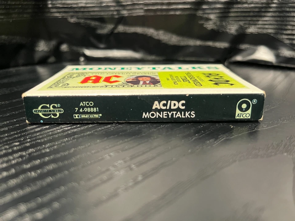 AC/DC – Moneytalks (US, 1990, ATCO Records, 7 4-98881, AR) Cassette *Tested* - Image 4 of 4