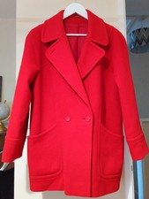 Red Wool Coat Julius. Red Vintage Coat. Wool Coat For Women. 80's 90's Size 12