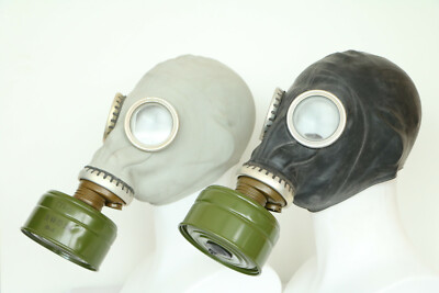 SOWJETISCHE Gasmaske GP5 GESCHENK SCHWARZ UND GRAU Sammlerstücke
