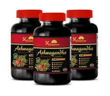 ashwagandha capsules - ASHWAGANDHA ROOT COMPLEX 770mg - energy boosting pills 3B