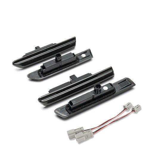 4X White LED Smoke Front Rear Side Marker Light For 07-08 Acura TL *Type S Only* - Picture 4 of 11