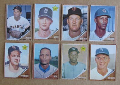 1962 TOPPS BASEBALL CARD SINGLES #238-589 COMPLETE YOUR SET U-PICK UPDATED 6/10