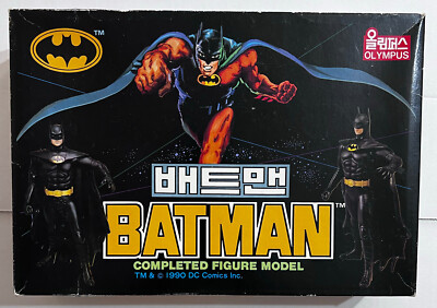 Vintage 1990 Batman Korean Olympus Model Kit no 3000 Very Rare Michael Keaton