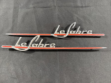 1960s Buick Lesabre Rear Quarter Panel Nameplates