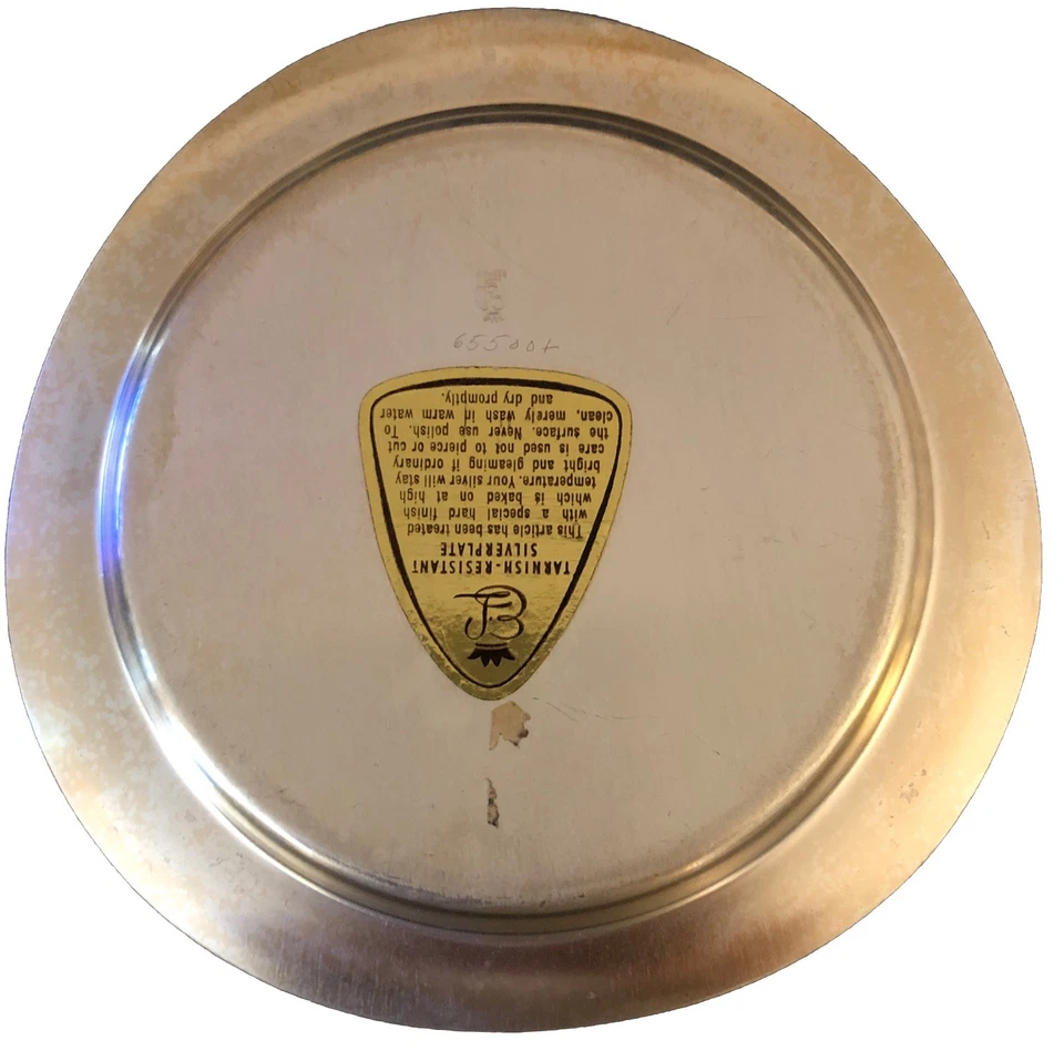 WMF Wurttembergische Metallwarenfabrik Silver Plated Dish Glass Insert c1950s - Image 4 of 4