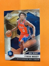 2020-21 Panini Mosaic NBA Debut Tyrese Maxey #263 Rookie Philadelphia 76ers RC