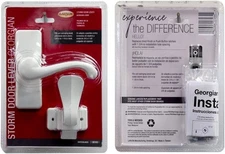 Genuine Larson Storm Door White Georgian Lever Handle Replacement CH3010301