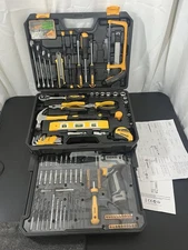 DEKO 12V Cordless Drill Tool Kit – Home Repair Set w/ Toolbox - 232 PIECES -READ